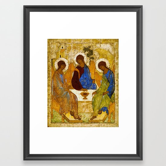 Andrey Rublev , " The Trinity " Framed Art Print by dohshin | Society6