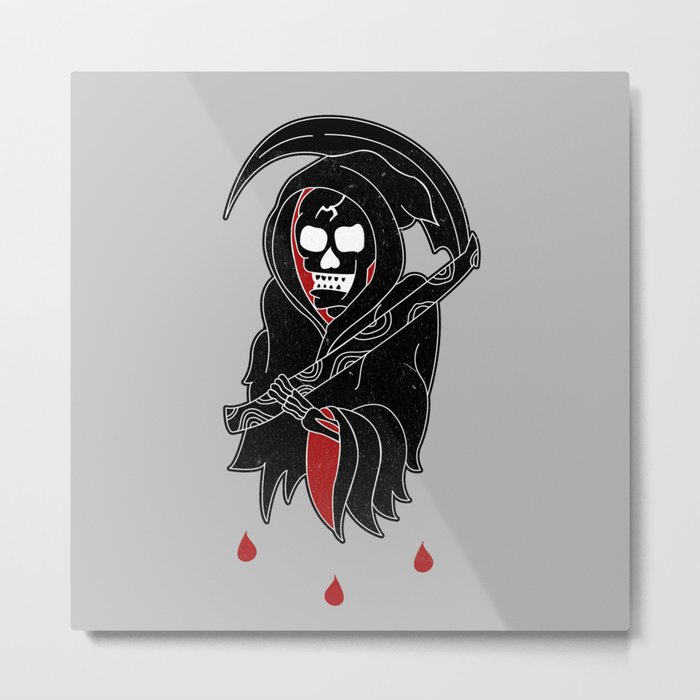 Grim Reaper Metal Print