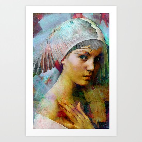 Memory of your look Art Print