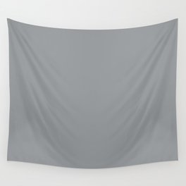 Steely Gray - solid Wall Tapestry