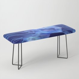 Blue Dream Lady Silhouette Bench