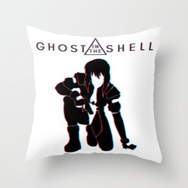 ghost in the shell Throw Pillow