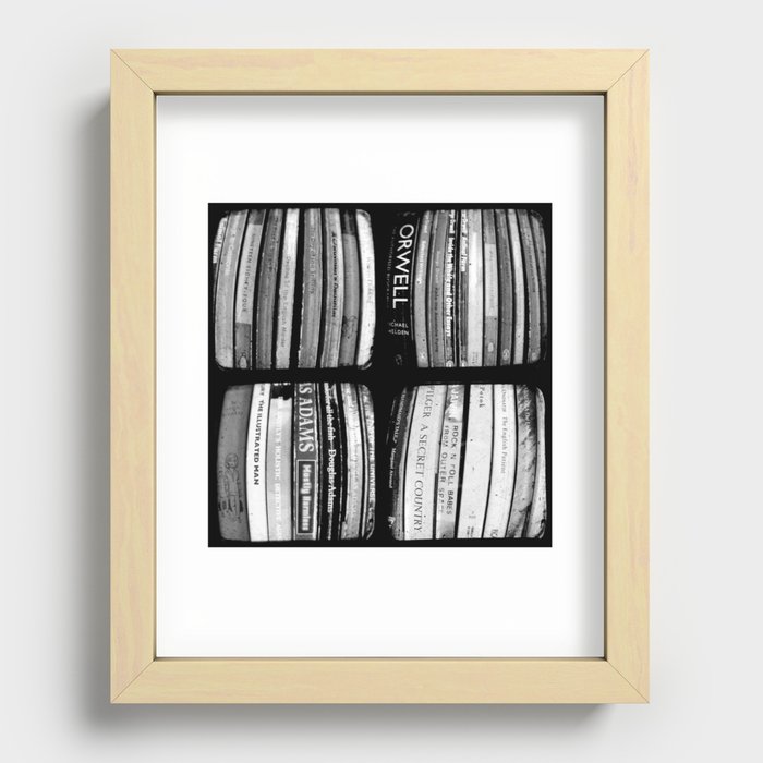 The Bookshelf - Through The Viewfinder (TTV) - Polyptych Recessed Framed Print