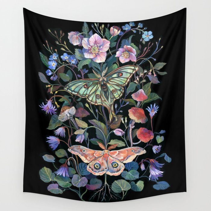 Moon moth on sale tapestry