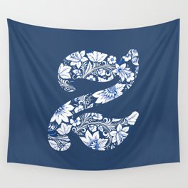 Chinese Element Blue - Z Wall Tapestry