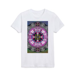 Sacred Vision Healing Orb Tapestry Mandala Kids T Shirt