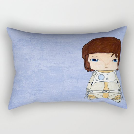 A Boy - Captain Future aka Capitaine Flam Rectangular Pillow