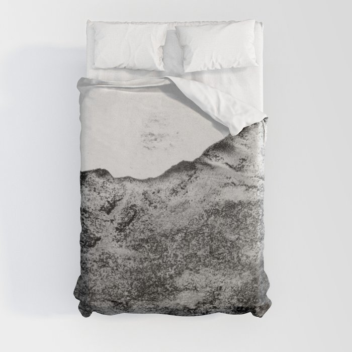 The Eve / Charcoal + Water Duvet Cover