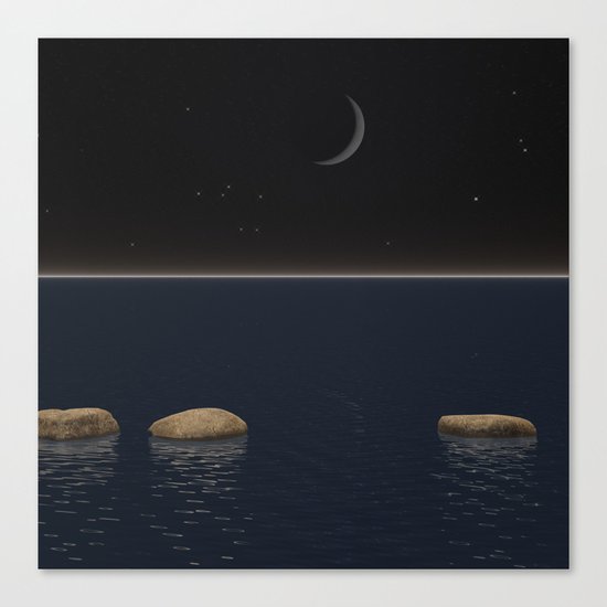 One Giant Leap For Mankind Canvas Print