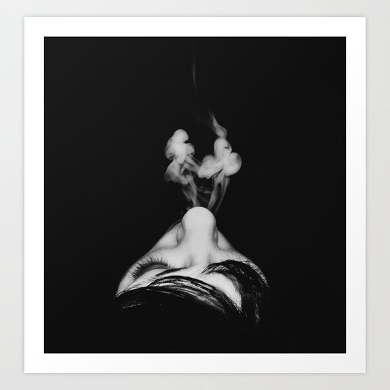 Smoke Art Print
