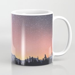 Milky Way Stars Mountain Landscape Coffee Mug