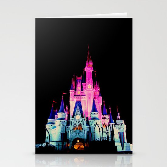 disney castle Stationery Cards