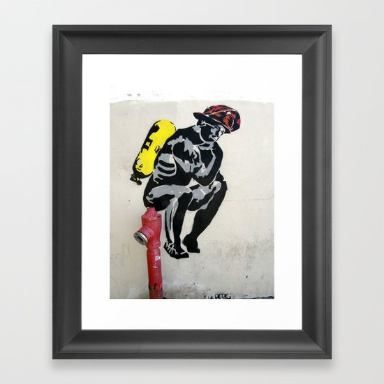 Where do water come from? Framed Art Print