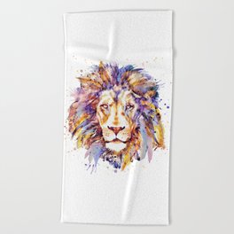 Lion Head Beach Towel