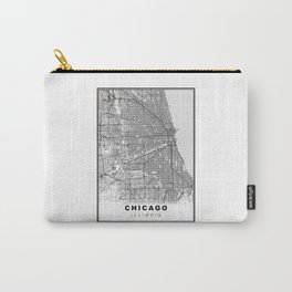 Chicago Map Carry-All Pouch