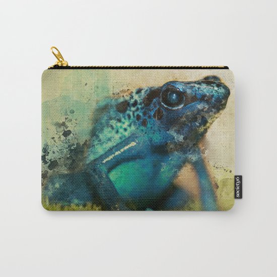 Blue poison frog Carry-All Pouch