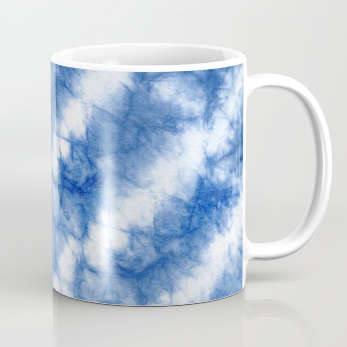 Indigo 11 Shibori Blue White Waterfall Coffee Mug