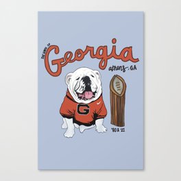 UGA Canvas Print