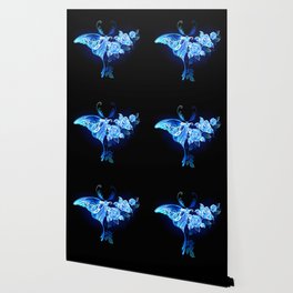Butterfly blue fantasy  Wallpaper