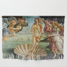 The Birth of Venus by Sandro Botticelli (1485) Wall Hanging