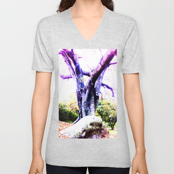 Wizard Tree V Neck T Shirt