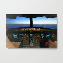 Airbus A320 Cockpit Metal Print | Airbus, Cockpit, A320, Photo 