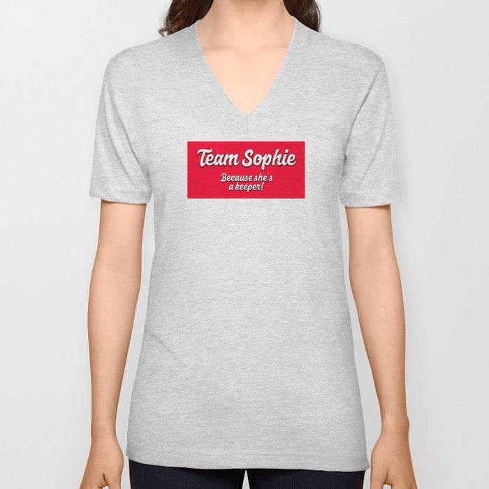 Team Sophie V Neck T Shirt