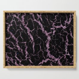 Cracked Space Lava - Glitter Pink Serving Tray
