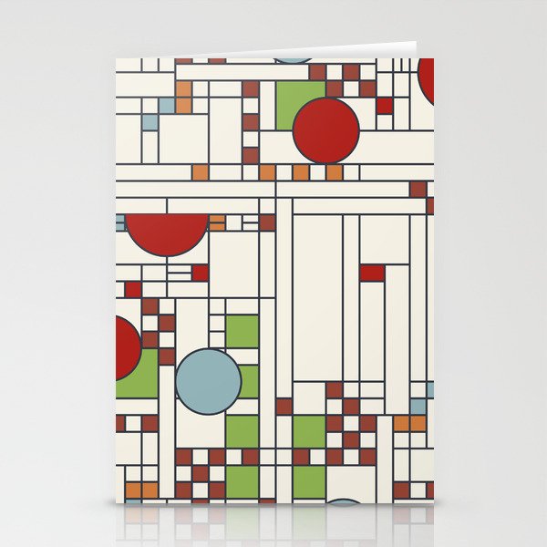 Stained glass pattern S02 Stationery Cards