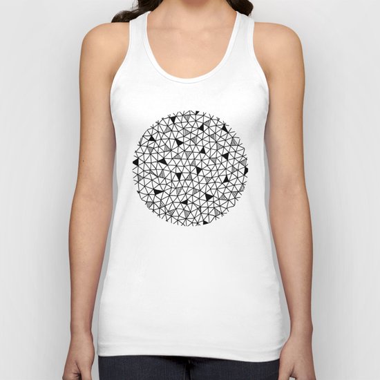 abstract triangle pattern Unisex Tank Top