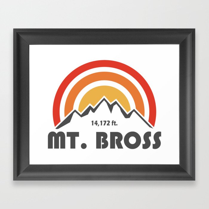 Mt. Bross Colorado Framed Art Print