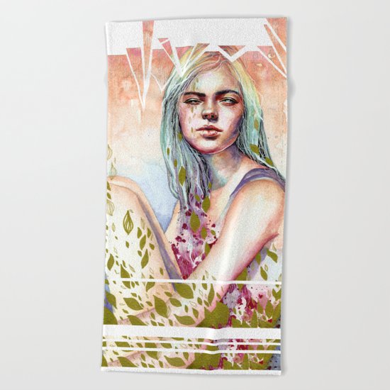 Through My Fingers Beach Towel