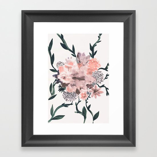Summer Flowers Framed Art Print