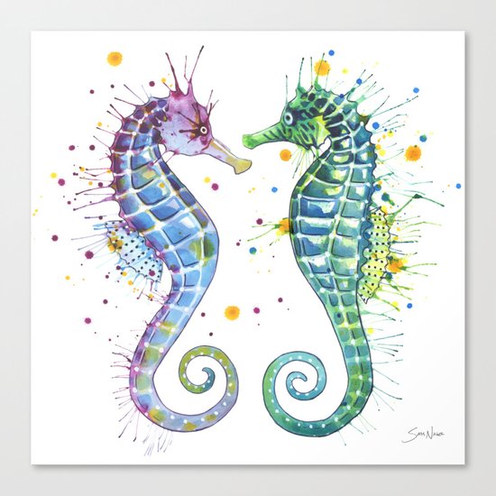 Seahorse Canvas Print