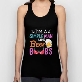 Beer And Boobs Unisex Tank Top