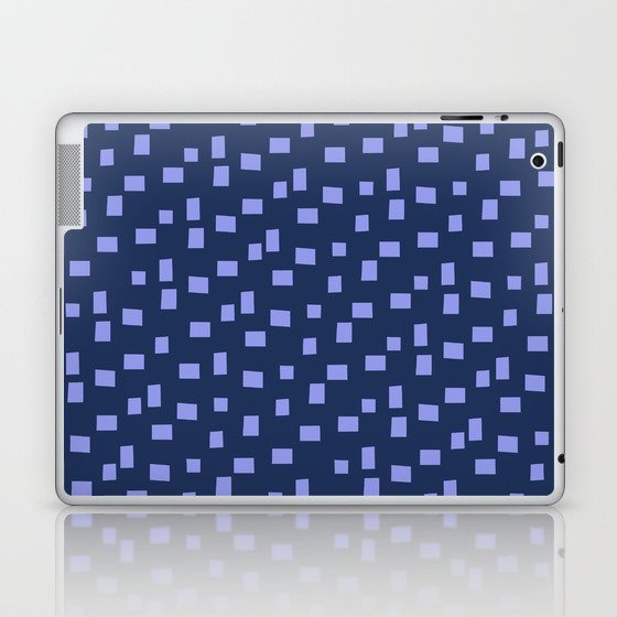 Rectangles 9 | Indigo & Lilac Laptop & iPad Skin
