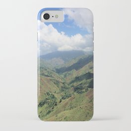Sunny Valley View In The Mountains of Haiti iPhone Case