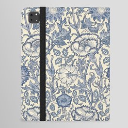 William Morris Pink and Rose China Blue Toile iPad Folio Case
