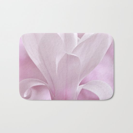 Magnolia flower macro 256 Bath Mat