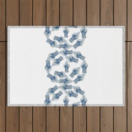 Blue and White Ginger Jars  Outdoor Rug
