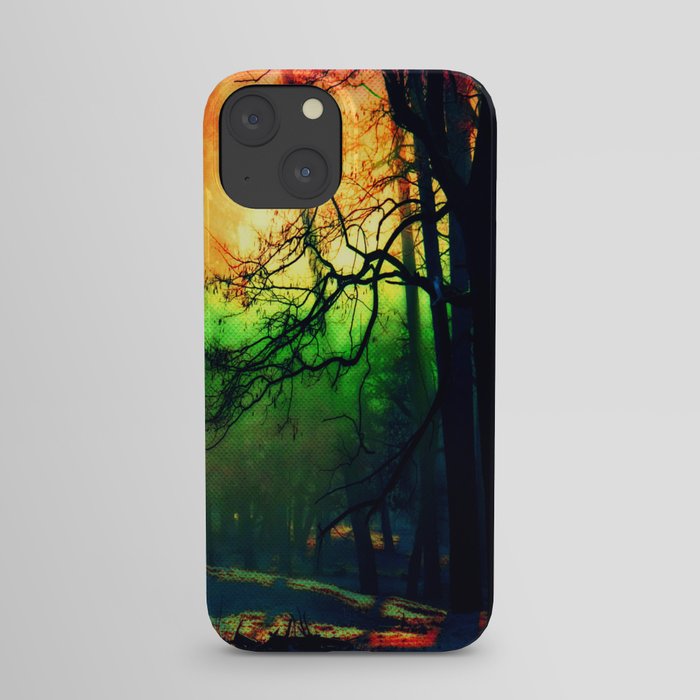 forest lights iPhone Case