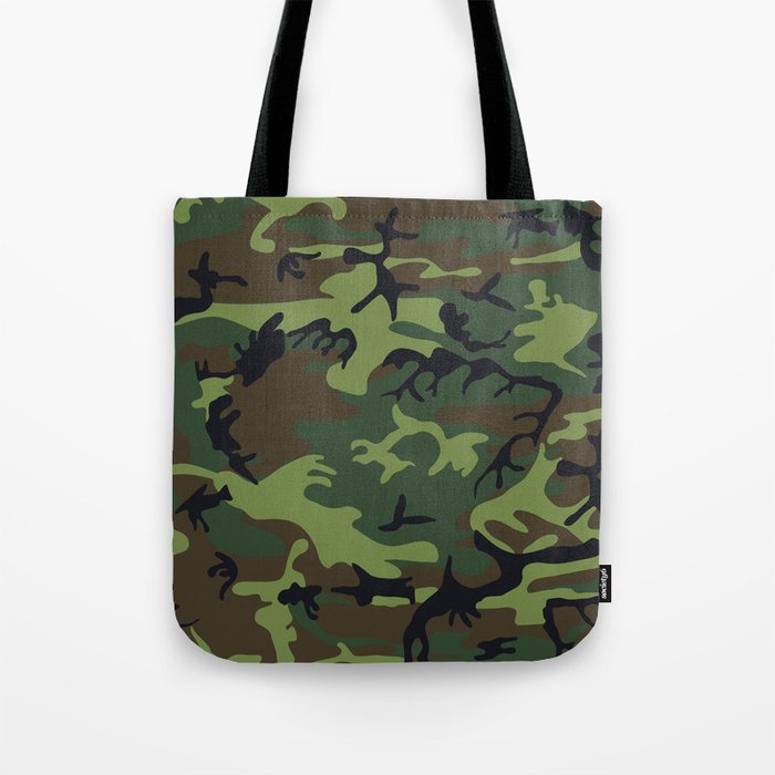 camouflage tote bag