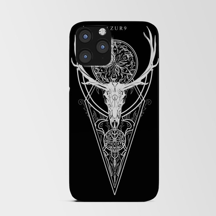 Royal Deer Skull iPhone Card Case