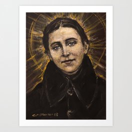 The poor Gemma (Sta. Gemma Galgani) Art Print