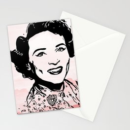 Betty White Pink Clouds Stationery Cards