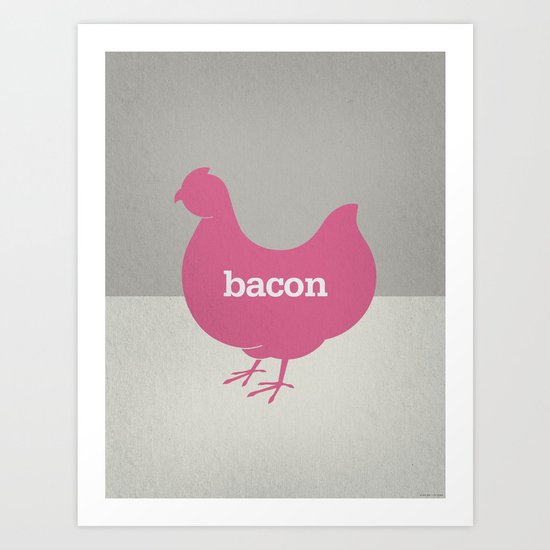 Bacon/Eggs Art Print