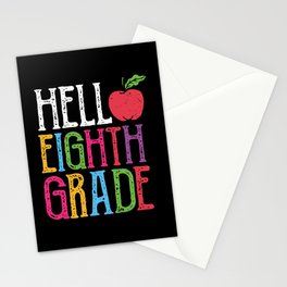 Hello Eighth Grade Back To School Stationery Card