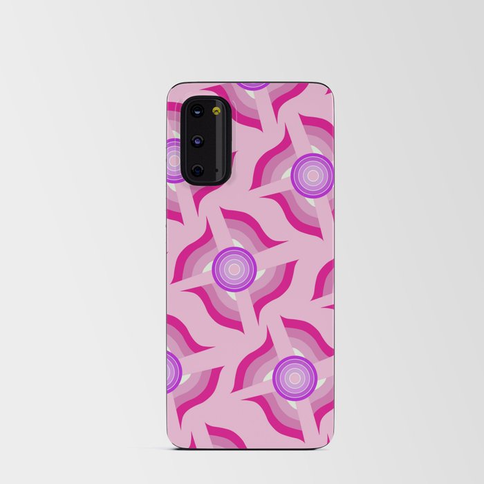 Onion Flower Pattern Pink Android Card Case