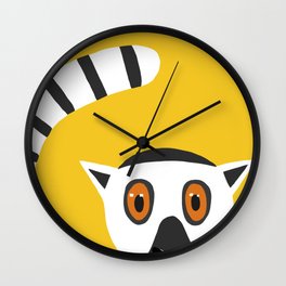 Lemur Kata Wall Clock