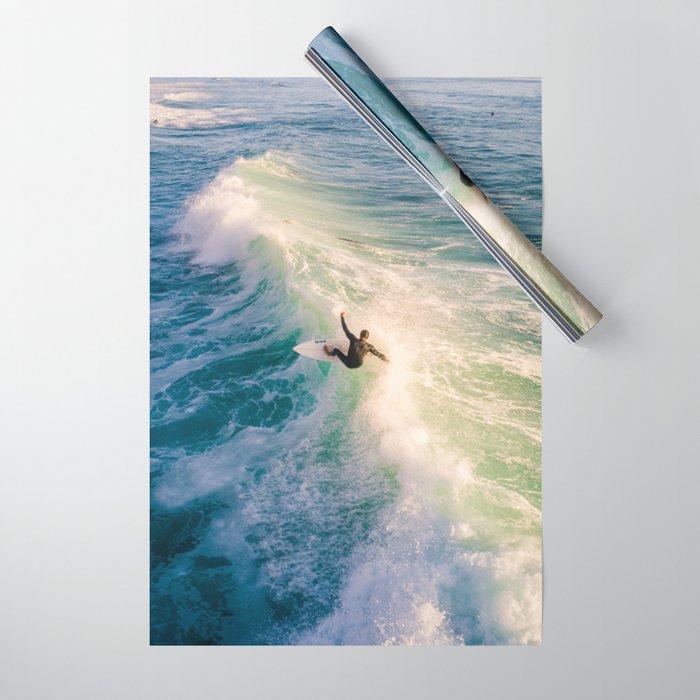California Surfing Wrapping Paper